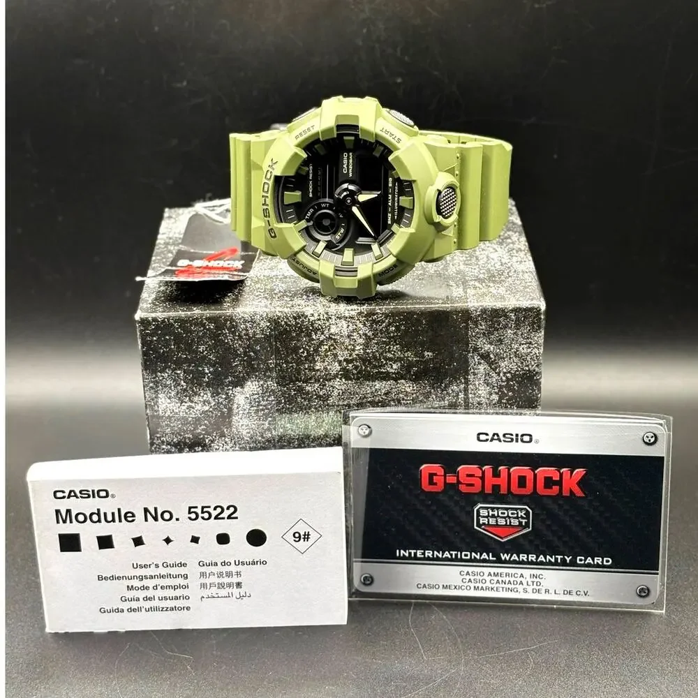 Casio G-Shock GA-700UC-3A Utility Color Olive Green Analog Digital Watch NWT